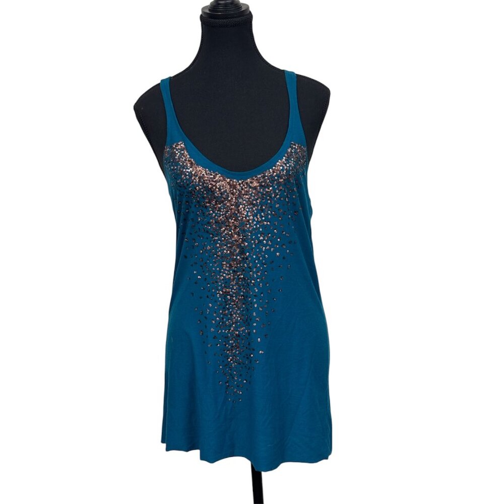 T Bags Bronze Sparkle Tank Dress – Effortless Glam